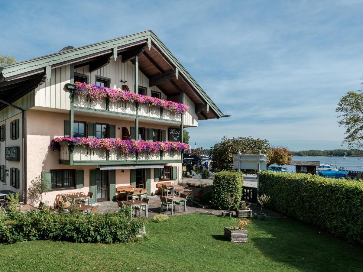 Hotel Garni Moewe Am See プリーン・アム・キームゼー エクステリア 写真